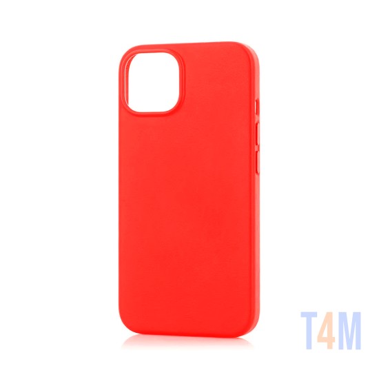 Capa de Silicone para Apple iPhone 14 Plus Vermelho